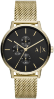 Armani Exchange Cayde Miesten kello AX2715 Musta/Kullansävytetty