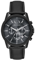 Armani Exchange Miesten kello AX1724 Banks Harmaa/Nahka Ø44 mm