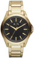 Armani Exchange Hampton Miesten kello AX2619 Musta/Kullansävytetty