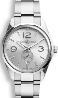 Bell & Ross Miesten kello BRG123-WH-ST-SST BR 123 Hopea/Teräs