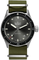 Blancpain Fifty Fathoms Miesten kello 5000-1230-NAKA Musta/Tekstiili