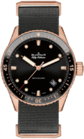 Blancpain Miesten kello 5000-36S30-NABA Fifty Fathoms Musta/Tekstiili