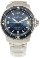 Blancpain Miesten kello 5015D-1140-71B Fifty Fathoms Sininen/Teräs