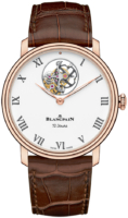 Blancpain Miesten kello 66240-3631-55B Villeret Valkoinen/Nahka Ø42