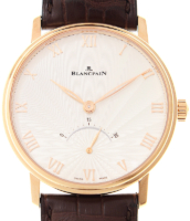 Blancpain Miesten kello 6653-3642-55A Villeret Hopea/Nahka Ø40 mm