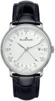 Blancpain Miesten kello 6662-1127-55 Villeret Valkoinen/Nahka Ø40 mm