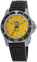 Breitling Miesten kello A17367021I1S2 Superocean 44 Keltainen/Kumi