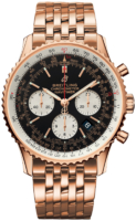 Breitling Miesten kello RB0121211B1R1 Navitimer 01 Musta/18K