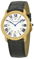 Cartier Miesten kello W6700455 Ronde Hopea/Nahka Ø36 mm