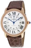 Cartier Miesten kello W6701009 Ronde Hopea/Nahka Ø42 mm