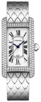 Cartier Naisten kello WB710011 Tank Americaine Hopea/18K valkokultaa