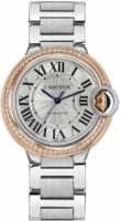 Cartier Naisten kello WE902081 Ballon Blue Hopea/Teräs Ø36 mm