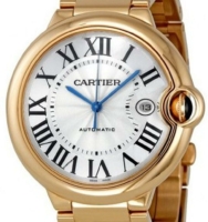 Cartier Miesten kello WGBB0016 Ballon Blue Hopea/18K punakultaa Ø42