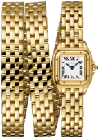 Cartier Naisten kello WGPN0012 Panthere De Valkoinen/18K keltakultaa