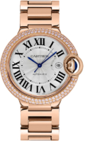 Cartier WJBB0029 Ballon Blue Hopea/18K punakultaa Ø42 mm