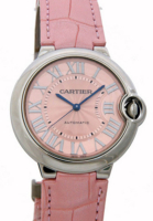 Cartier Naisten kello WSBB0007 Ballon Blue Pinkki/Nahka Ø36 mm