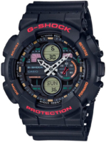 Casio G-Shock Miesten kello GA-140-1A4ER Musta/Muovi Ø51.2 mm