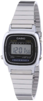 Casio Naisten kello LA-670WEA-1EF Collection LCD/Teräs