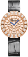 Chopard Naisten kello 134015-5001 Ice Cube Punakultaa/Nahka Ø36 mm