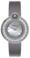 Chopard Naisten kello 204407-1002 Happy Diamonds Valkoinen/Satiini