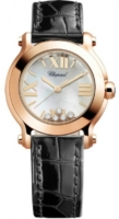 Chopard Naisten kello 274189-5001 Happy Sport Valkoinen/Nahka Ø30 mm