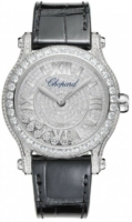 Chopard Naisten kello 274891-1001 Happy Sport Hopea/Nahka Ø36 mm