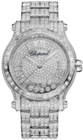 Chopard Naisten kello 274891-1006 Happy Sport Hopea/18K valkokultaa