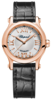 Chopard Naisten kello 274893-5001 Happy Sport Hopea/Nahka Ø30 mm