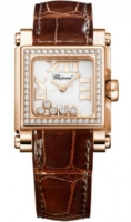 Chopard Naisten kello 275349-5003 Happy Sport Valkoinen/Nahka Ø27 mm