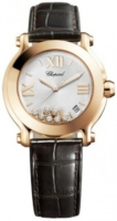 Chopard Naisten kello 277471-5013 Happy Sport Valkoinen/Nahka Ø36 mm