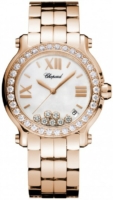 Chopard Naisten kello 277481-5002 Happy Sport 18K punakultaa Ø36 mm