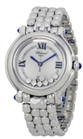 Chopard Naisten kello 278236-3005 Happy Sport Valkoinen/Teräs Ø32 mm