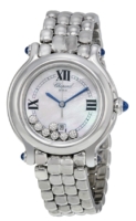 Chopard Naisten kello 278236-3016 Happy Sport Valkoinen/Teräs Ø32 mm