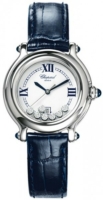 Chopard Naisten kello 278238-3006 Happy Sport Valkoinen/Nahka Ø32 mm