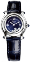 Chopard Naisten kello 278245-3007 Happy Sport Sininen/Nahka Ø26 mm