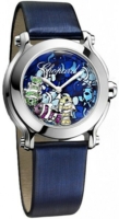 Chopard Naisten kello 278475-3049 Happy Sport Sininen/Tekstiili Ø36