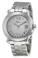 Chopard Naisten kello 278477-3002 Happy Sport Valkoinen/Teräs Ø36 mm