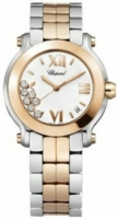 Chopard Naisten kello 278488-9002 Happy Sport Valkoinen/Teräs Ø36 mm