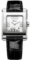 Chopard Naisten kello 278495-3001 Happy Sport Valkoinen/Nahka Ø30 mm