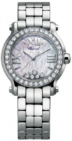 Chopard Naisten kello 278509-3010 Happy Sport Valkoinen/Teräs Ø30 mm