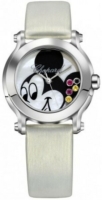 Chopard Naisten kello 278509-3045 Happy Sport Valkoinen/Tekstiili