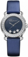 Chopard Naisten kello 278509-3050 Happy Sport Sininen/Tekstiili Ø30