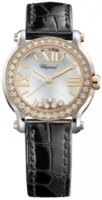 Chopard Naisten kello 278509-6006 Happy Sport Valkoinen/Nahka Ø30 mm