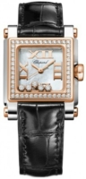 Chopard Naisten kello 278516-6003 Happy Sport Valkoinen/Nahka Ø27 mm