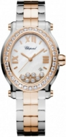 Chopard Naisten kello 278546-6004 Happy Sport Valkoinen/Teräs 34x31