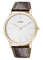 Citizen Leather Miesten kello AR1113-04A Valkoinen/Nahka Ø39 mm