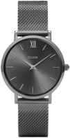 Cluse Naisten kello CL30067 Minuit Harmaa/Teräs Ø33 mm