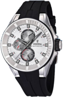 Festina Multifunction Miesten kello F20342-1 Valkoinen/Kumi Ø44.5 mm