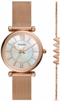 Fossil Naisten kello ES5058SET Carlie Monivärinen/Punakultasävyinen