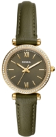 Fossil Naisten kello ES5113 Carlie Mini Vihreä/Nahka Ø28 mm